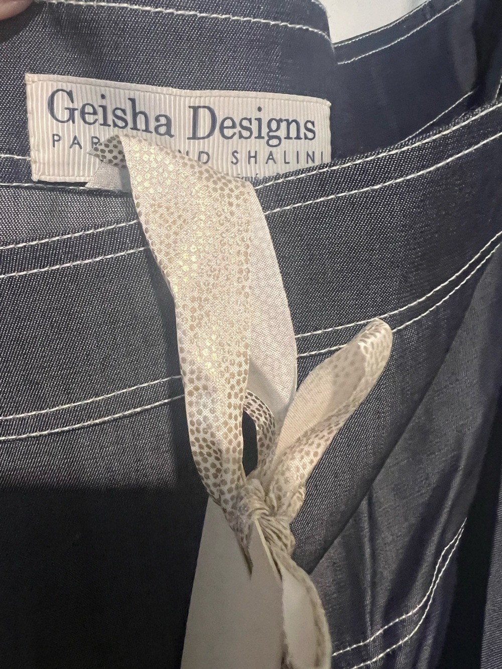 Anthropologie Geisha Designs
Floriana Denim Tiered Skirt - Sz 14 NWT - Picture 8 of 16